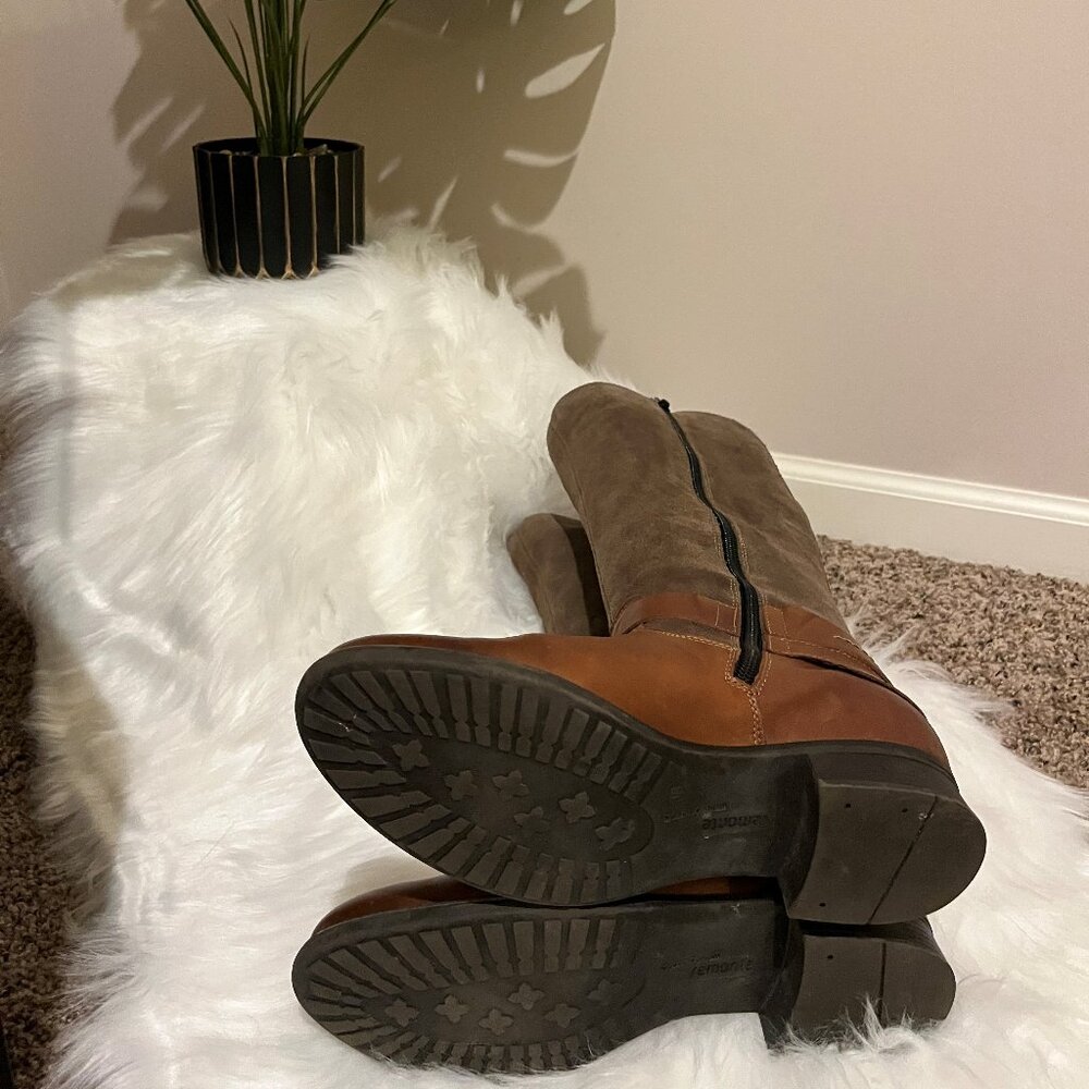 Remonte Brown Leather Boots - Picture 4 of 4